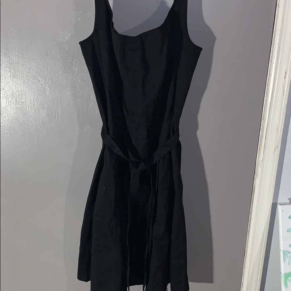 Beautiful Talbots black with tie dress